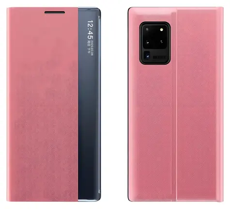 Hurtel Sleep Case pro Samsung Galaxy A73 růžová / Flipové pouzdro / Stojánek