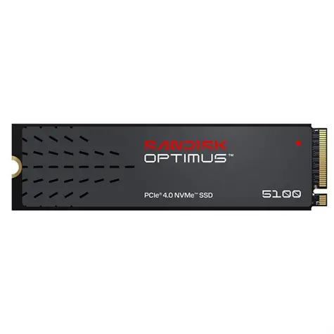 SanDisk Optimus 5100 2TB / SSD / M.2 NVMe PCIe Gen4 x4 / čtení: 7100 MB/s / zápis: 6700 MB/s