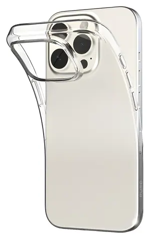 Puro 03 Nude transparentní / Pouzdro / iPhone 16 Pro / silikonové