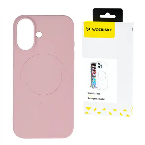 Wozinsky Silicone Case MagSafe Galaxy S25+ růžová / Zadní kryt / Samsung Galaxy S25+ / MagSafe
