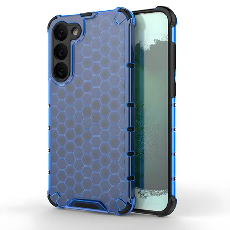 Hurtel Honeycomb ochranný kryt Galaxy S23+ modrý / Kryt / Samsung Galaxy S23+