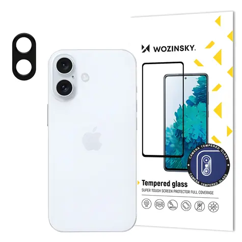 Wozinsky Ochranné sklo fotoaparátu iPhone 16 / Ochranné sklo / Tvrzené sklo 9H
