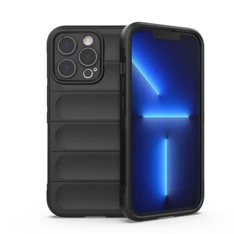 Hurtel Magic Shield Case pro Apple iPhone 13 Pro černá / Ochranný kryt / Pružný, odolný