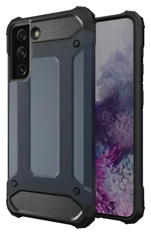 Hurtel Hybrid Armor Samsung Galaxy S23 Ultra modrá / Kryt / Odolný hybridní