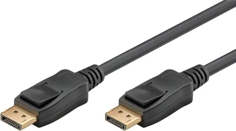 Goobay DisplayPort 2.0/2.1 5m černá / Kabel / 10K/30Hz / 54 Gbit/s / HDCP 2.2