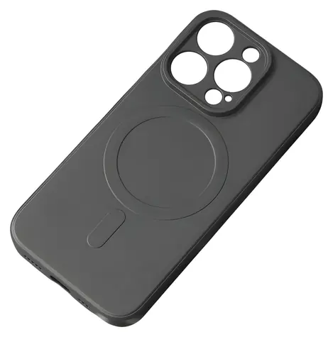 Hurtel Silicone Case MagSafe pro iPhone 15 Plus černá / Zadní kryt / MagSafe