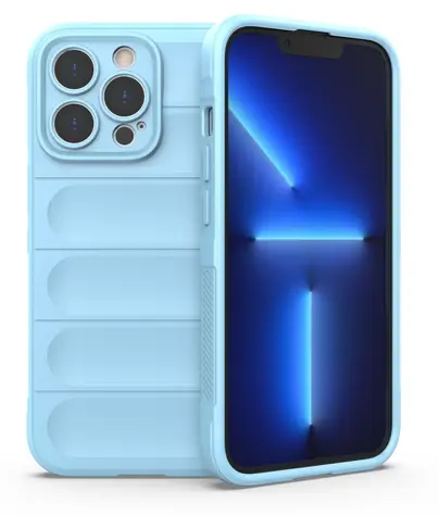 Hurtel Magic Shield ochranný kryt pro Apple iPhone 13 Pro světle modrá / Kryt / Flexibilní / Armor