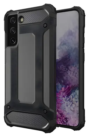 Hurtel Hybrid Armor ochranný kryt Galaxy S23+ černý / Kryt / Samsung Galaxy S23+
