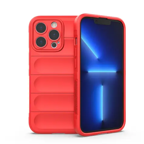 Hurtel Magic Shield pouzdro pro Apple iPhone 13 Pro červená / Pouzdro / Zesílené / Flexibilní