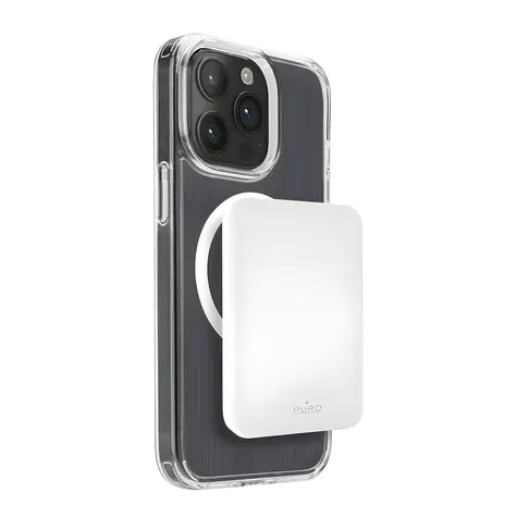 Puro Slim Power Mag bílá / Powerbanka / 4200 mAh / MagSafe / USB-C
