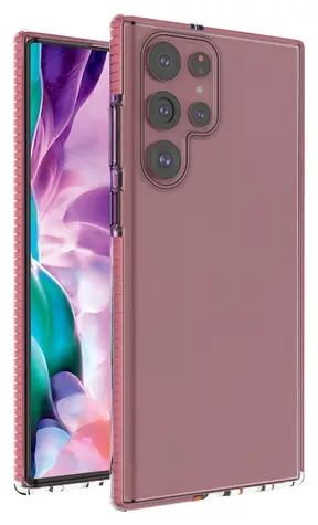 Hurtel Spring Case světle růžová / Kryt / Samsung Galaxy S22 Ultra