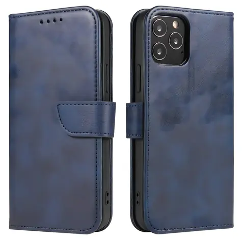 Hurtel Magnet Case pro Poco M4 Pro 5G modrá / Flipové pouzdro / Magnetické zavírání / Funkce stojánku