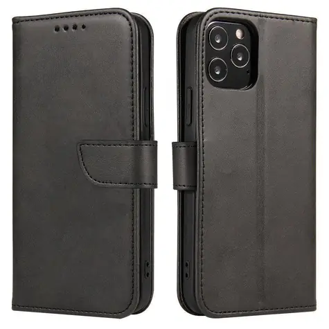 Hurtel Magnet Case flipové pouzdro pro Motorola Moto G 2022 černá / Kryt / Flip / Magnetický / Stojánek