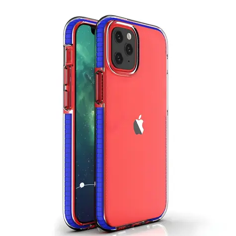 Hurtel Spring Case TPU Kryt pro Apple iPhone 13 mini tmavě modrá / Kryt / gelový / barevný rámeček