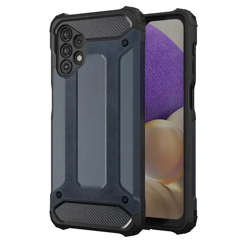 Hurtel Hybrid Armor modrá / Kryt / Samsung Galaxy A73 / Odolná hybridní konstrukce