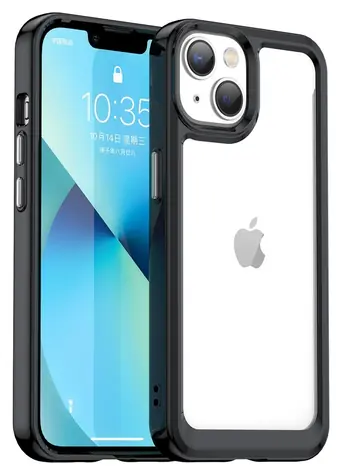 Hurtel Outer Space Case černá / Kryt / Apple iPhone 14 Plus / Gelový rámeček