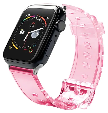 Hurtel Silikonový řemínek pro Apple Watch 38/40/41 mm červená / Řemínek / Silikonový