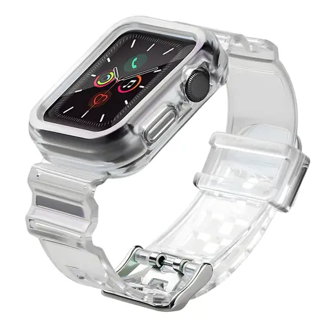 Hurtel Silikonový řemínek pro Apple Watch 40 mm černá / Řemínek / Silikon / Nastavitelný