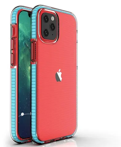 Hurtel Spring Case TPU pouzdro světle modrá / Kryt pro Apple iPhone 13 Pro / Barevný rámeček