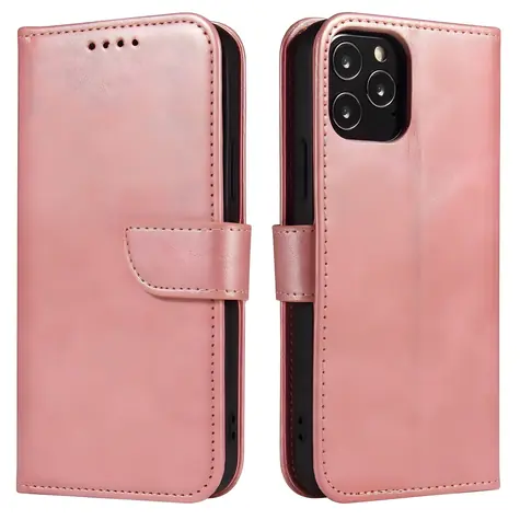 Hurtel Magnet Case Poco M4 Pro 5G růžová / Flipové pouzdro / s klopou a stojánkem / magnetické zavírání