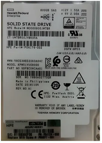 HPE 800GB (P06577-001) / SSD / 2.5