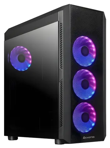 CHIEFTEC Scorpion 4 GL-04B-UC-OP černá / ATX / 2x USB 3.0 / USB-C / 4x120mm ARGB / průhledná bočnice