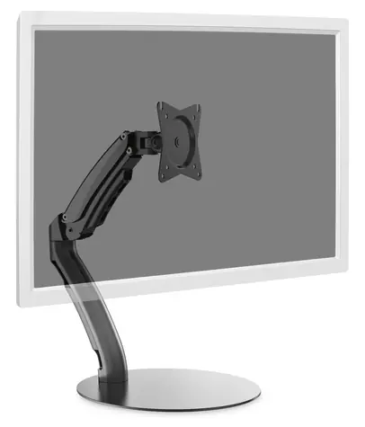Digitus stolní držák monitoru černá / Držák monitoru / plynová pružina / nosnost 6,5 kg / do 27