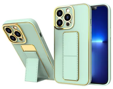 Hurtel Kickstand Case zelená / Kryt / Se stojánkem / Apple iPhone 13 Pro Max