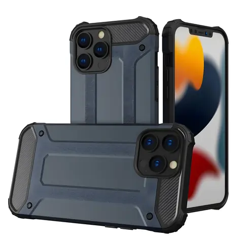 Hurtel Hybrid Armor pro Apple iPhone 14 Pro Max modrá / Kryt / Odolný hybridní materiál