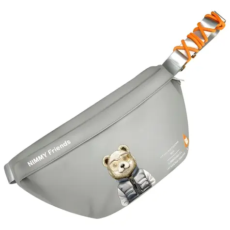 Nimmy Cool&Cute 2.0 Bear šedá / Taška přes rameno