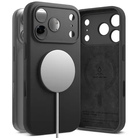 Ringke Silicone Magnetic iPhone 17 Pro fialová / Kryt / MagSafe