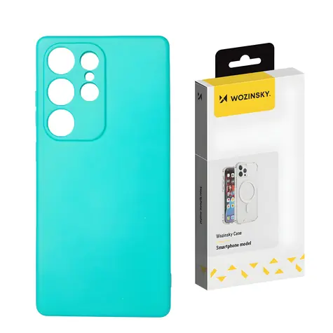 Wozinsky Silikonový kryt Samsung Galaxy S25 Ultra zelená / Kryt / Silikon / Flexibilní