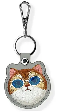 Nimmy Glasses Cool Cat šedá / Pouzdro pro lokalizátor / Design kočičí brýle