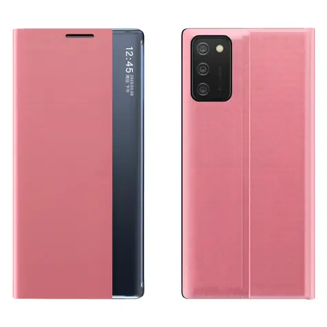 Hurtel New Sleep Case Samsung Galaxy A03s růžová / Flipové pouzdro / Stojánek