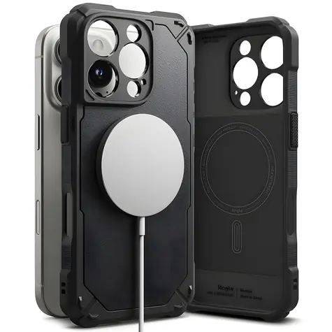 Ringke Rugged Gear MagSafe Apple iPhone 16 Pro černá / Kryt / MagSafe