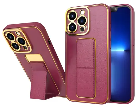 Hurtel Kickstand Case červená / Pouzdro se stojánkem / Apple iPhone 13 Pro Max