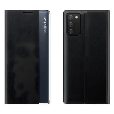 Hurtel New Sleep Case černá / Flipové pouzdro se stojánkem / Samsung Galaxy A03s