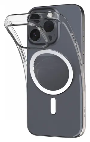 Puro 0.3 MAG iPhone 16 Pro transparentní / Pouzdro / MagSafe