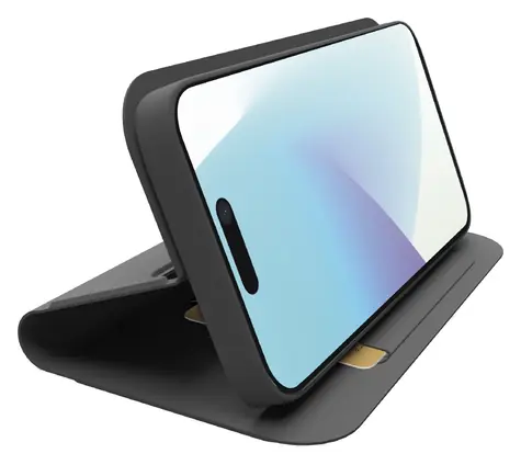 SBS Book Wallet Smooth černá / Pouzdro typu kniha / Apple iPhone 16 Plus