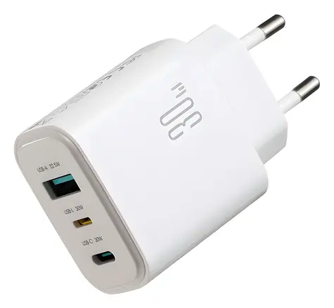 Joyroom JR-TG6 bílá / Síťová nabíječka / USB-C / GaN / 30W