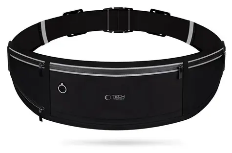 Tech-Protect M3 černá / Sportovní ledvinka / Univerzální velikost