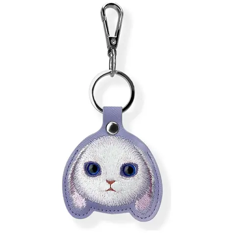 Nimmy Big Eyed Pet 2.0 Rabbit fialová / Pouzdro pro lokalizátor / Design králíček