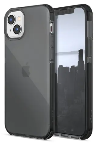 Raptic X-Doria Clear Case iPhone 14 Plus šedá / Průhledný kryt / Šedý rámeček