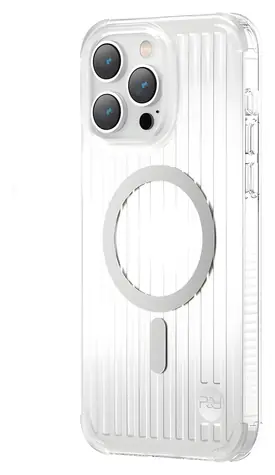 Kingxbar PQY Go Out Series stříbrná / Zadní kryt / Apple iPhone 14 Plus / MagSafe