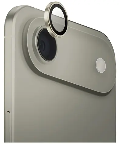 UNIQ Optix Apple iPhone Air zlatá / Ochranné sklo na čočku fotoaparátu / Hliníkové / S aplikátorem