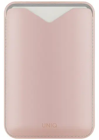 UNIQ Lyden Evo růžová / Magnetická peněženka na telefon / MagSafe uchycení