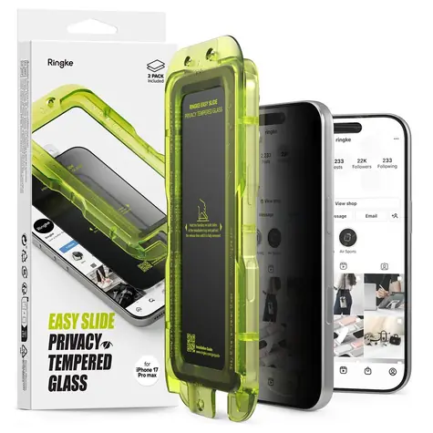Ringke Easy Slide 2-pack / Ochranné sklo / Privacy / Apple iPhone 17 Pro Max
