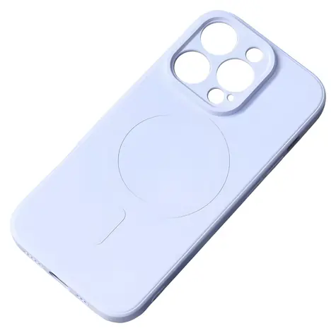 Hurtel Silicone Case MagSafe modrá / Kryt / Apple iPhone 15 Pro Max / Silikonový