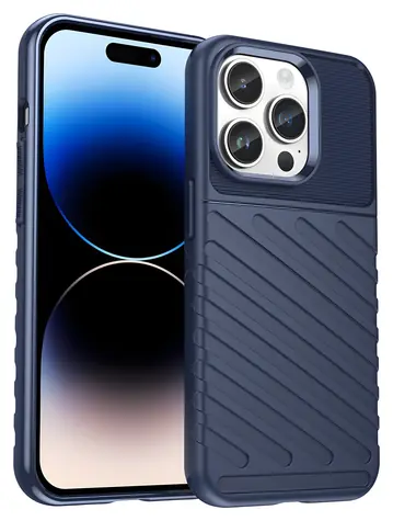 Hurtel Thunder Case modrá / Odolný kryt / Apple iPhone 14 Pro Max