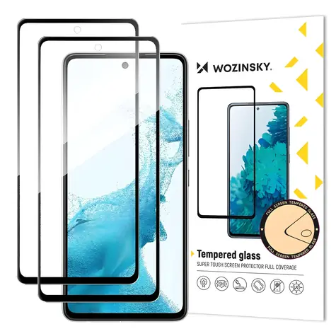 Wozinsky Full Glue Tvrzené sklo pro Samsung Galaxy A57 / Ochranné sklo / Přes celý displej / 2 ks
